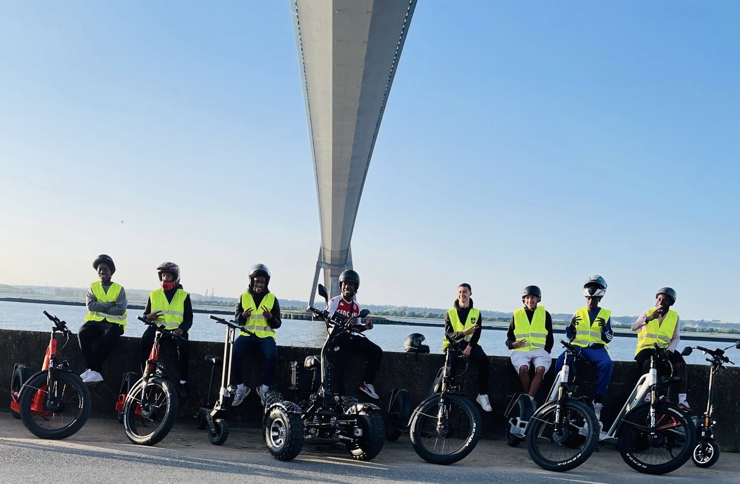 Pause photo pont de Normandie Pause photo pont de Normandie